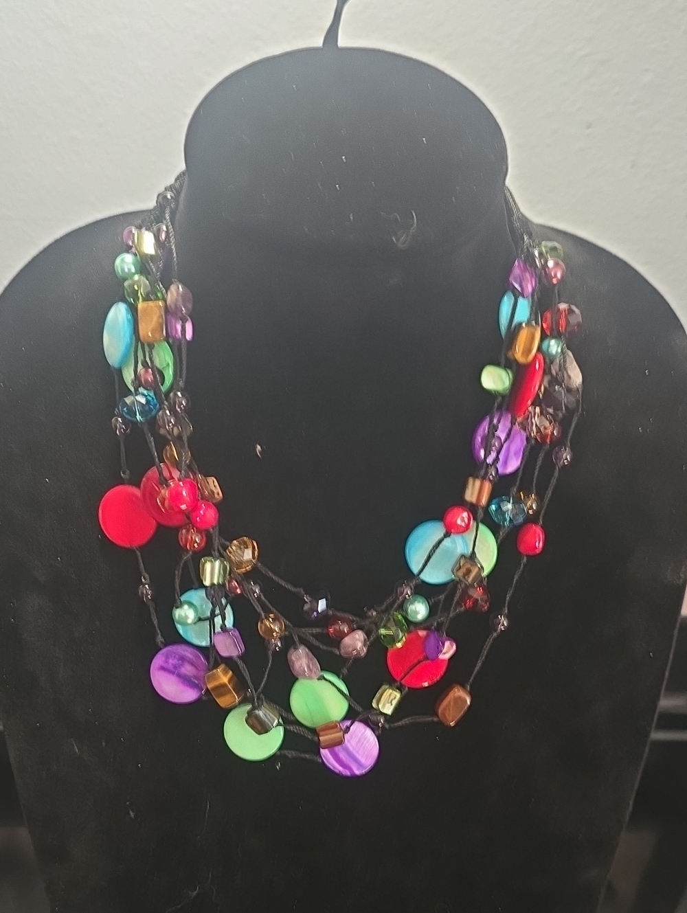 Premier Designs Multicolor Beaded Statement Necklace - Women Jewelry